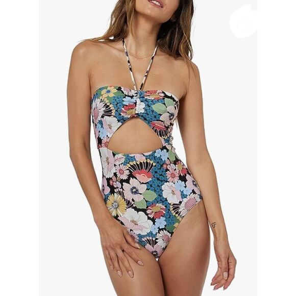 New. O’Neill floral one piece. Small. Retails $99 - Picture 13 of 13